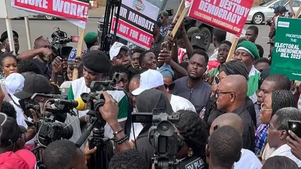 Zanga-zanga Ta Barke a Abuja Kan Gyaran Dokar Zaɓe